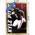 thumbnail image 3 of NFL Atlanta Falcons - Kyle Pitts 21 Wall Poster, 14.725" x 22.375", Framed, 3 of 3