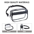 thumbnail image 3 of Riñonera transparente de PVC, bolsa de almacenamiento para deportes al aire libre, 3 of 5