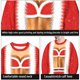 thumbnail image 5 of Sweater Camiseta Para Mujer Impresión Digital 3D Pullover Sudaderas Para Fiesta Navideña Kearding HA046225-02, 5 of 6