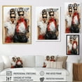 thumbnail image 4 of Designart "Stylish Woman Walk III" Fashion Canvas Print, 4 of 5
