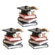 thumbnail image 4 of 3 adornos para tarta de graduación, libros apilados y birrete de doctorado, accesorios para graduados., 4 of 7