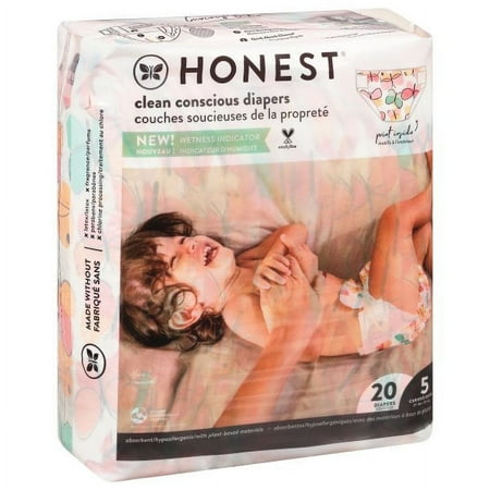 UPC: 0810425031059 | Honest Diapers Size 5 27+ lbs Wingin It 20 Diapers The Honest Company