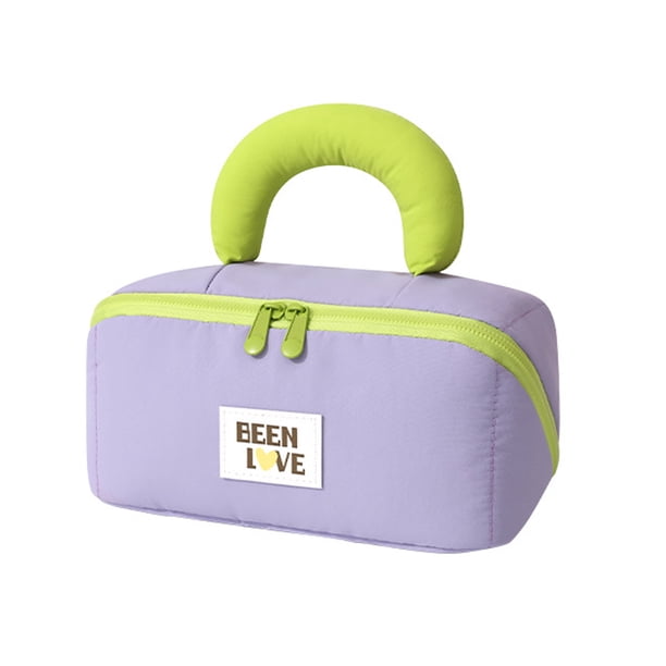 Naiovety Neceser elegante con múltiples compartimentos de almacenamiento para mujer Kosmetiktasche Personalisiert púrpura