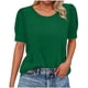 thumbnail image 2 of Ounisa Womens 2025 Summer Sweater Top Short Sleeve Blouses Dressy Casual Shirts Business Tops Cute Vacation Tunic, 2 of 7