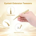 thumbnail image 2 of NAGARAKU AG Series High-Density Fiber Tip Anti-Slip Professional Tweezers for Eyelash Extensions AG-10, 2 of 7