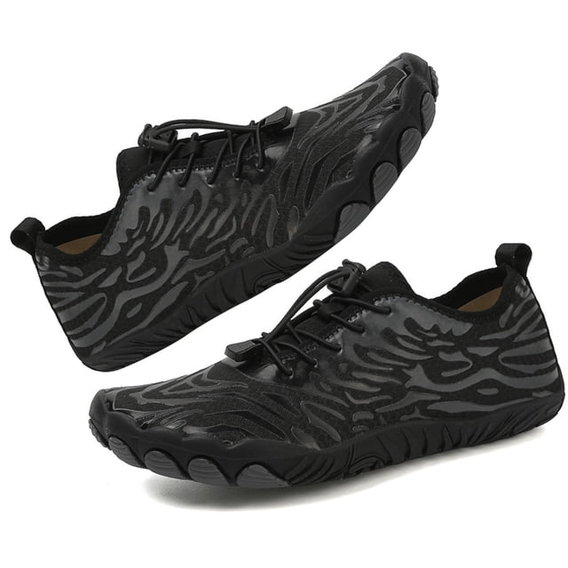 Zapatos para Vadear Zapatos Buceo Descalzos Antideslizantes para Actividades Acuáticas (Negro 44)