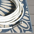 thumbnail image 3 of SAFAVIEH Courtyard Lidija Geometric Indoor/Outdoor Area Rug, Blue/Beige, 5'3" x 7'6", 3 of 8