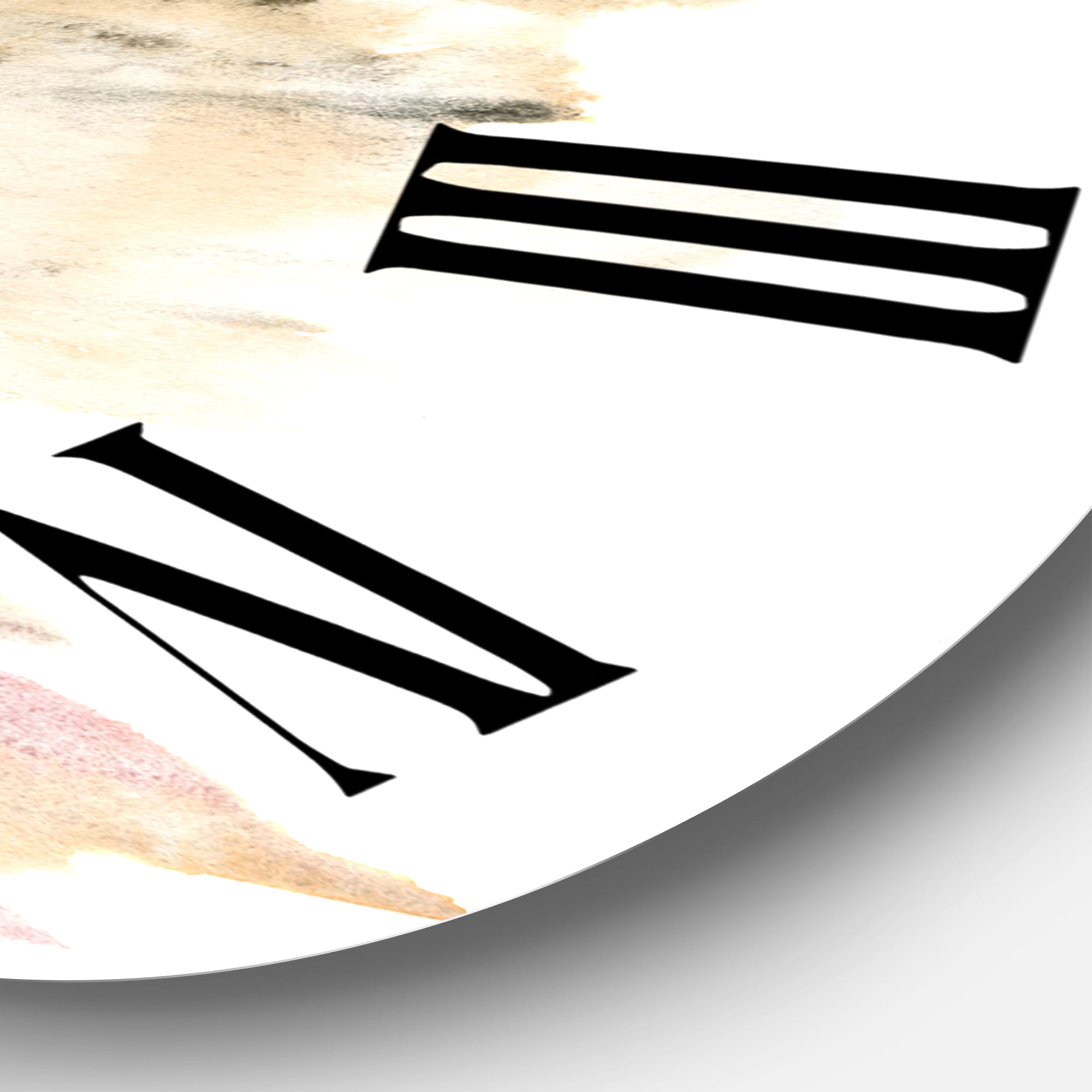 Designart 1 in Quartz Modern/Contemporary Wall Clock