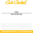 thumbnail image 5 of CUB CADET 725-06779C PBS Ignition Key RZT SX Enduro XT1 XT2 Lawn Mower 725-06779, 5 of 8