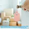 thumbnail image 4 of HUGFEGWE Leather Key Fob, Leather Key Fobs with Key Rings DIY Keychain Holder for Home Office Car Keys ID Key Cards Air Tag UA824-3515, 4 of 5
