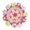 Pink, variant on Hand‑Crocheted Floral Coaster 5.91 Inch Wool Flower Drink Mat Decorative Tabletop Pad for Home Living Room Kitchen