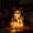 Colorful, variant on Glossy Pastel Ceramic Halloween Figurines, Mantel Shelf Desk Pumpkin Details Cute Mini Ghost Figurines, 3.1in Soft Halloween Decorations for Party Centerpiece with Witch Hat