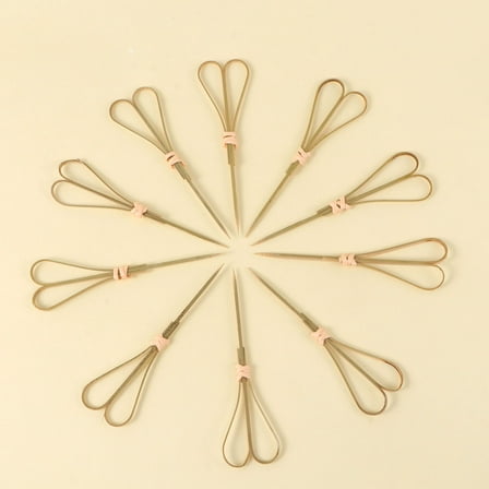 WHAMVOX Elegant Synthetic Cocktail Picks for Eating Use with Khaki Beads Perfect for Parties and Bars 50 Pcs