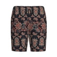 thumbnail image 4 of Wukai Retro Floral Men’s Short Pajama Pants With Pockets Soft Sleep Pj Shorts for Men-Medium, 4 of 6