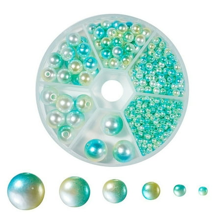

Pearls Beads Pearl Faux Jewelry Making Loose Art Round Holes Plastic Vase Fake Artificial Without Imitation Decoration