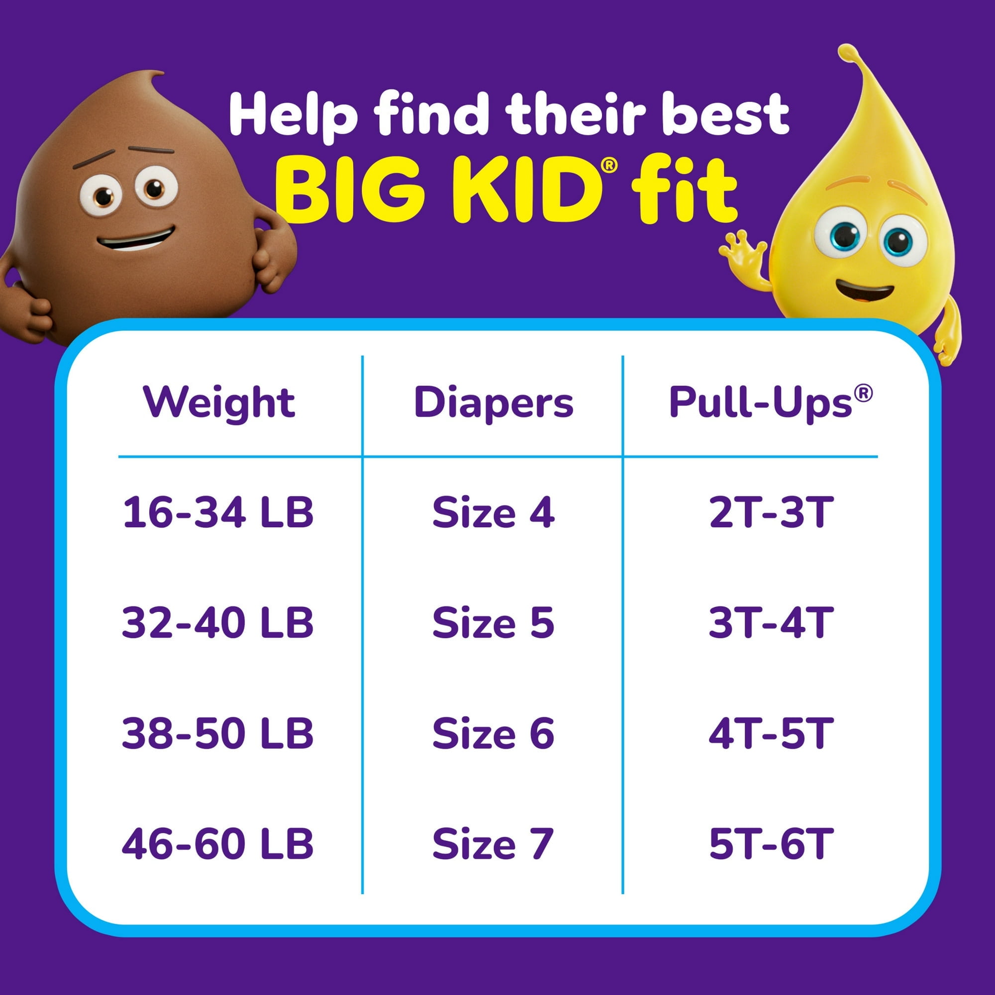 Pull-Ups Boys' Potty Training Pants, 5T-6T (46+ lbs), 50 Count