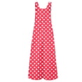 thumbnail image 5 of BOOMNY Girls Casual Jumpsuits Dot Graphic Sleeveless Spaghetti Strap Romper for Kids Soft Baggy Fall Jumpsuit, 5 of 5