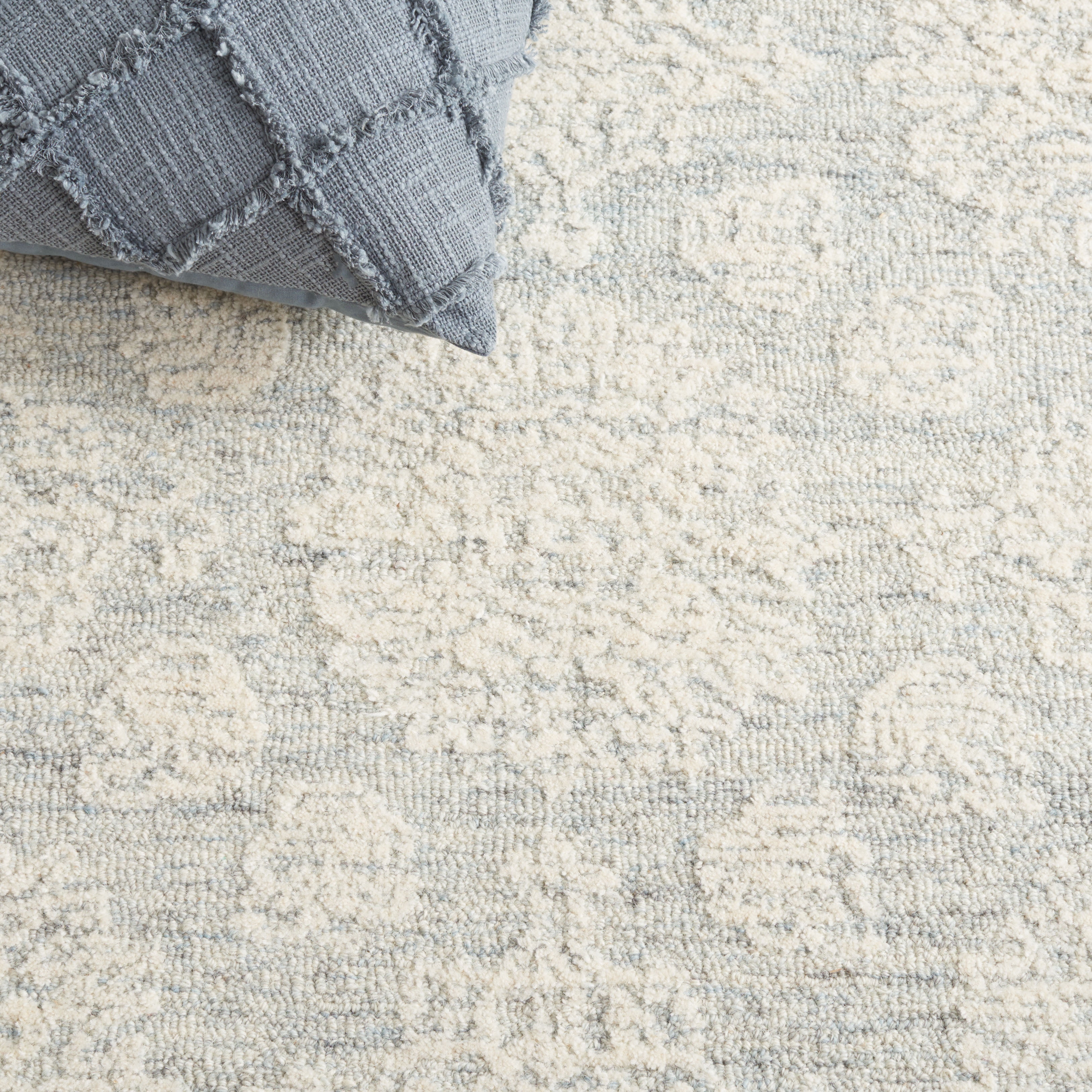 SAFAVIEH Ebony Aideen Floral Area Rug, Ivory/Light Grey, 3' x 5'