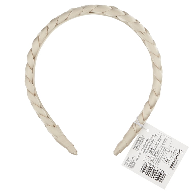 Tayshia by Scunci Comfort No-Squeeze Satin Braided Headband  display picture 3