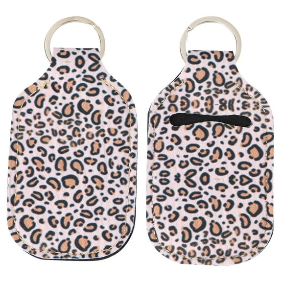 MOKKHNB Square Keychain Pendant Neoprene 2Pcs