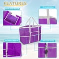thumbnail image 4 of CAILDANL Mesh Beach Bag - Large Tote Bag for Family, Toys & Vacation Essentials, 4 of 7