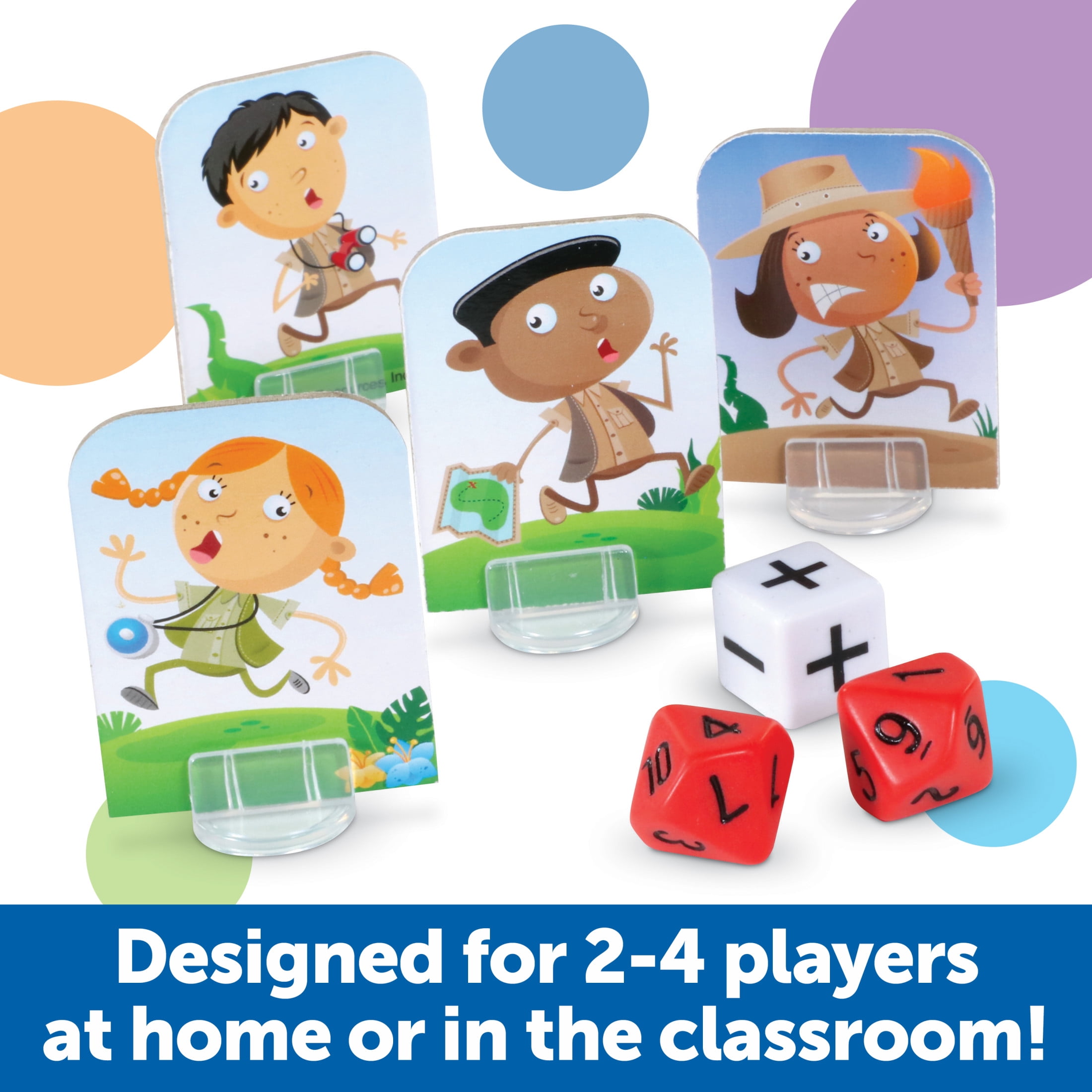 Learning Resources Math Island Addition & Subtraction Game ,  Board Games , Ages 6+