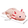 thumbnail image 2 of Lifelike Axolotl Plush Throw Pillow,Soft  Axolotl Stuffed Animal-17.8in,Cuddly Axolotl Plush Toy,Plush Pillow,Axolotl Gifts,Gifts for Kids,Kawaii Stuff,Home Decor (Pink), 2 of 7