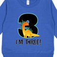 thumbnail image 3 of Inktastic 3rd Birthday Dinosaur Party Toddler Sweatshirt, 3 of 4