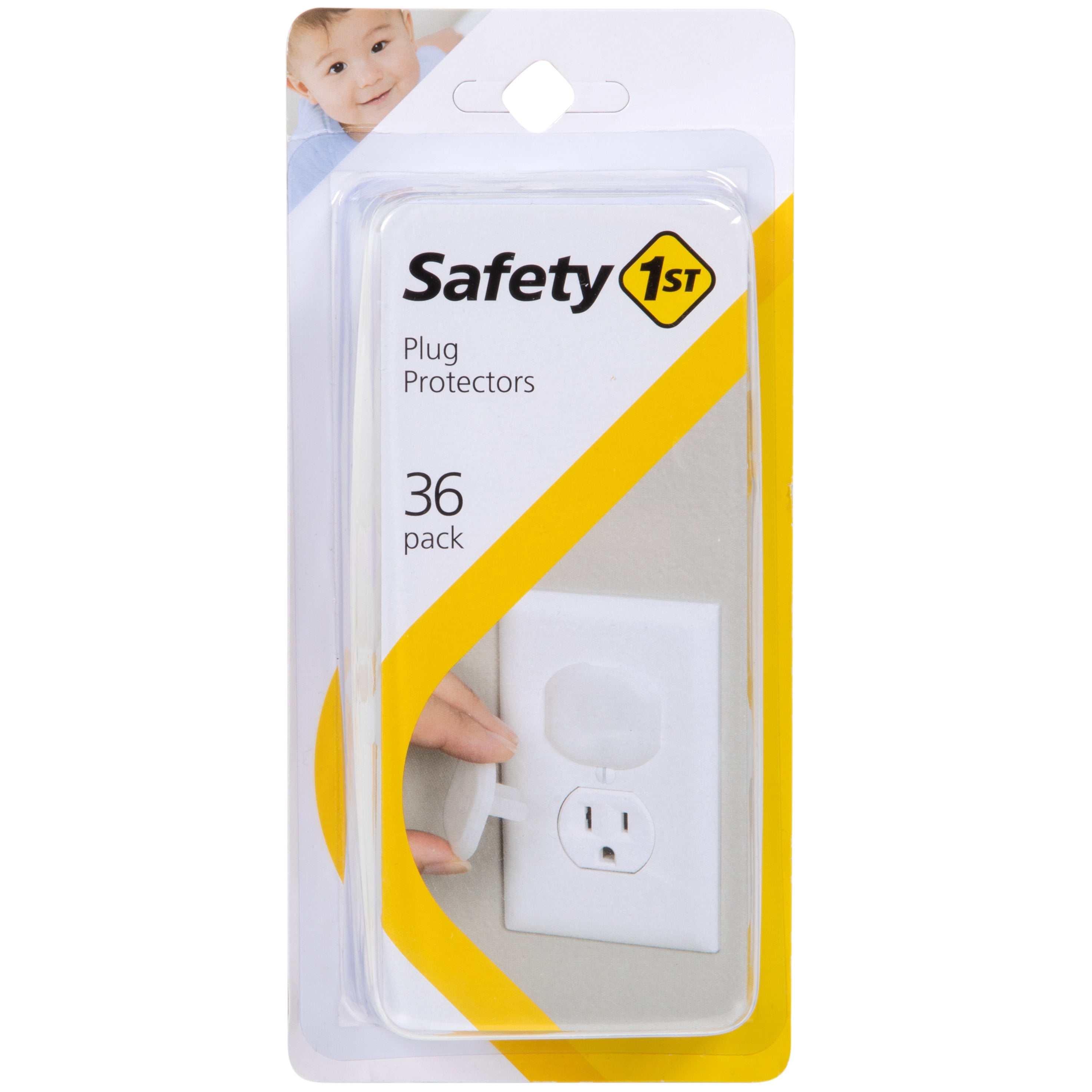 Safety Cap Outlet Plugs 12 Count Avoid Electric Shocks 