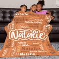 thumbnail image 6 of Custom Blanket with Name Personalized Blankets for Kids Adult Boys Girls Flannel Monogrammed Customized Blankets Throw (40''''x50''''), 6 of 6