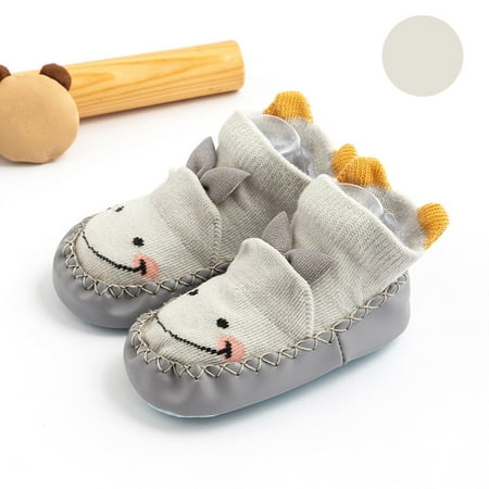 

Hunpta Toddler Socks Baby Infants Girls Mid Calf Length Socks Antislip 1 Pair Sock Shoes Baby Boys Girls Shoes First Walking Shoes