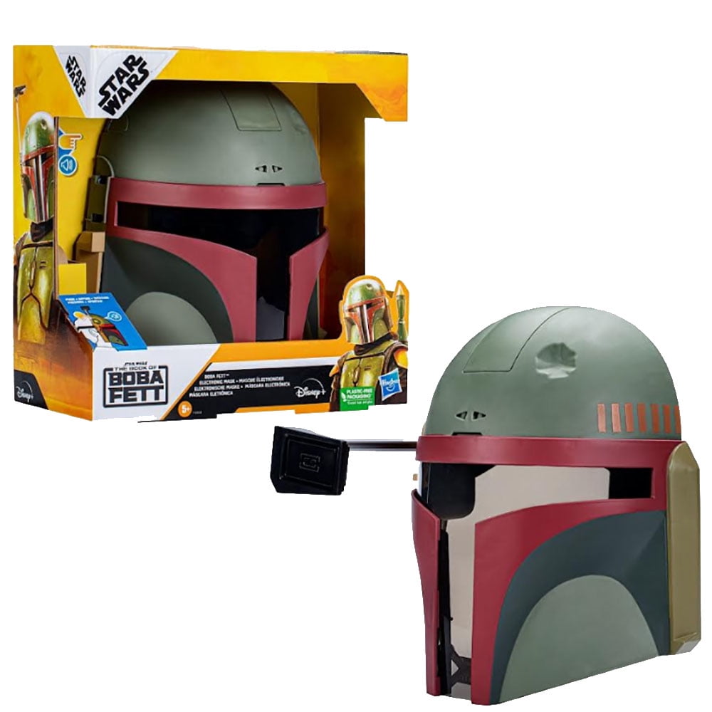 Star Wars: Boba Fett Electronic Toy Mask for Kids Ages 5 and Up, Inspired  by The Mandalorian - Walmart.com