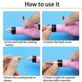thumbnail image 2 of Chendee Mini Moulin Électrique Kit d'Outils de Manucure Rotatif Outil de Polissage, Rose, 2 of 8