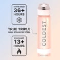 thumbnail image 3 of Coldest Sports Water Bottle with Straw Lid Vacuum Insulated Stainless Steel Bottles Reusable Leak Proof Flask for Sports (24 oz, Forever Pink Glitter), 3 of 10