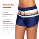 thumbnail image 5 of Greeniant Pantalones cortos de baño para mujer, pantalones de playa de buena elasticidad, ligeros, de secado rápido, absorción de sudor, traje Deportes acuáticos Azul oscuro SG, 5 of 6