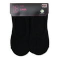 No Boundaries Women's Black Fashion Low Liner Socks, 10Pack, Size 410