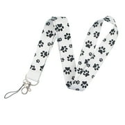 Hit Upon UCAI Dog Paw Print Lanyard ，Cute Cartoon Mobile Phone Rope Key Chains ID Cards Hand Neck Lanyard Best Gifts For Lady