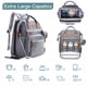 thumbnail image 2 of ISMGN Mochila para pañales con cambiador, bolsa para pañales grande, bolsa para bebé, bolsa para pañales multifuncional, gris, 2 of 5