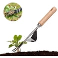 thumbnail image 1 of Extractor de plántulas de acero inoxidable, herramienta de deshierbe para jardín, arrancador de raíz, eliminación de plántulas, 1 unidad, 1 of 5