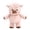 Pink, variant on Soft Cow Stuffed Animal, Golden Velvet Plush Toy for Kids Adults, Cuddly Comfort Doll, Nursery Home Decor Gift for All Ages