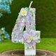thumbnail image 4 of pstuiky Decoración digital de pastel con vela de cumpleaños vela para fiesta de celebración del primer cumpleaños flor, 4 of 6
