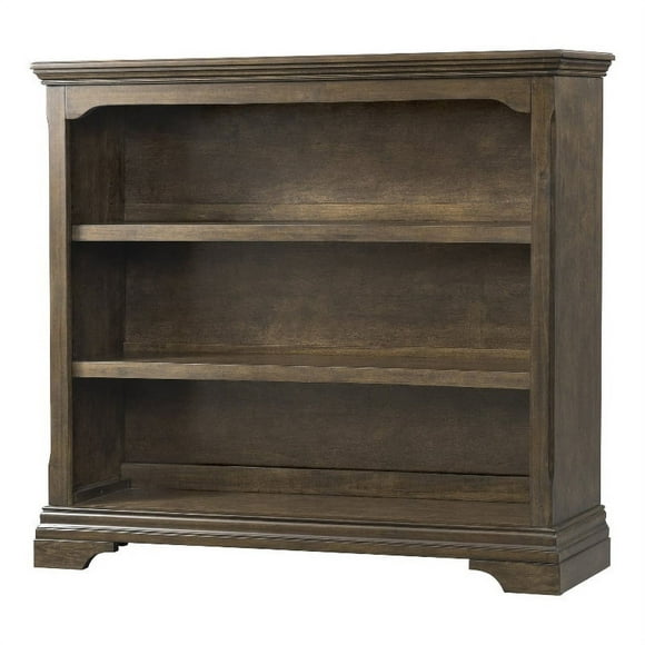 Westwood Design Olivia Traditional Wood Bookcase in Rosewood Brown
