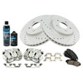 thumbnail image 2 of TRQ Front Brake Calipers Ceramic Pads Drilled Rotors For 7-12 RDX Crosstour CR-V BKA19324 Fits select: 2007-2011 HONDA CR-V, 2010-2011 HONDA ACCORD CROSSTOUR, 2 of 6