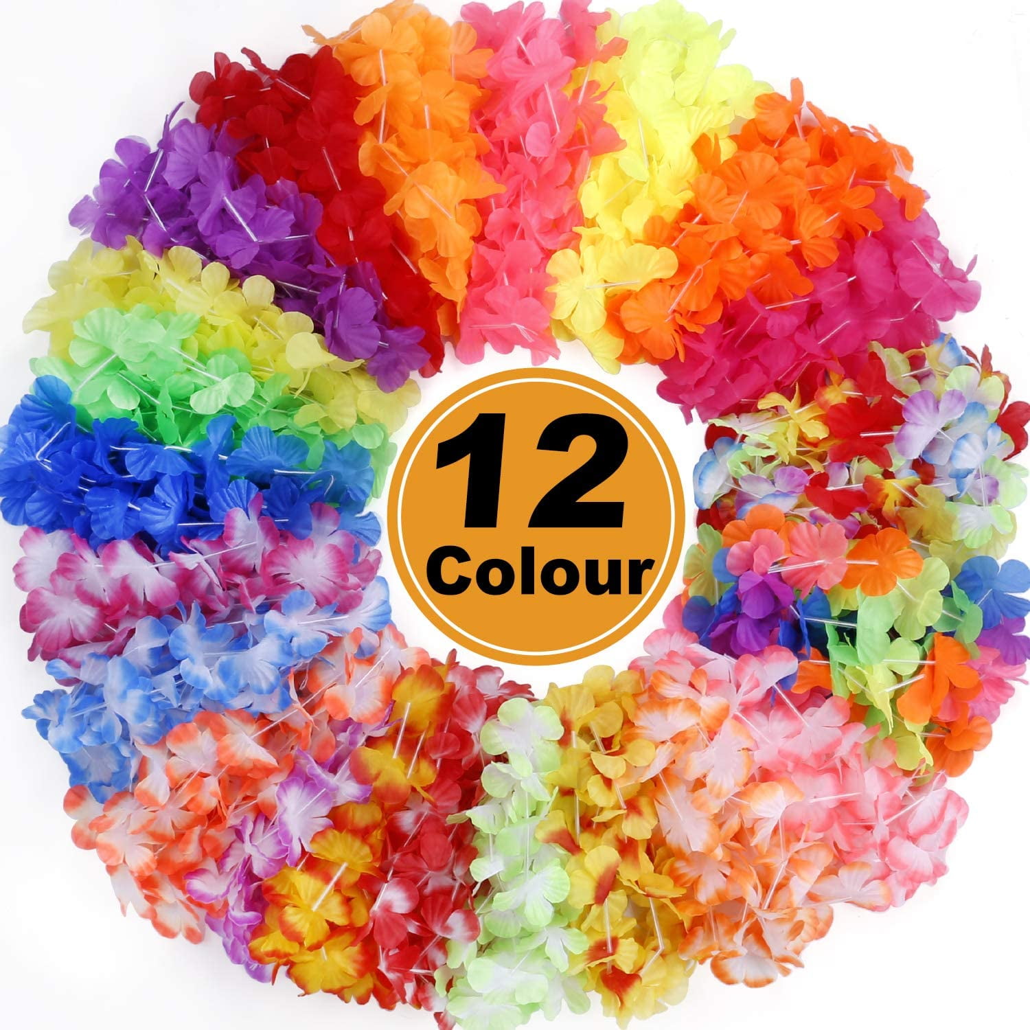 YAOYIN 9Pcs Costues Hawaïens Pour Fee, Costue Hawaïen, Guirlande De