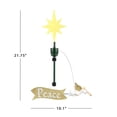 thumbnail image 6 of Mr. Christmas Animated Tree Topper - Angel with Gold Banner, 1 Count, 21.75 in, 6 of 7