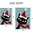 thumbnail image 2 of GZHJMY Garden Flag Double Sided Santa Cat Christmas, Fade Resistant Yard Flag Durable Banner Indoor Outdoor Home Decor 28x40 Inch Yard Flags, 2 of 7