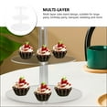 thumbnail image 2 of PTOOTP Clear 3-Tier Acrylic Cupcake Stand Tower for Wedding, Birthday, Party, and Dessert Display, 2 of 8
