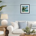 thumbnail image 3 of Stupell Industries Coastal Lush Palm Watercolor View Black Framed Print Under Glass, 13 x 13, by Mauro Devereaux, 3 of 8