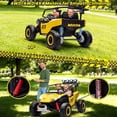 thumbnail image 3 of Cuoote 2 Seater Ride On Car for Kids 3-8, 24V Ride on Toy with Remote Control, LED Lights, EVA Tires, 3 of 9