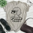 thumbnail image 2 of Poodle Mom T-shirt, Unisex Women's Shirt, Standard Poodle Owner, Best Dog Mom Gift, Light Silk Gray, X-Small, 2 of 6